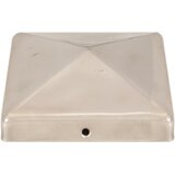  Piramidalni poklopci za stupove ograde 6 kom čelični 101x101 mm | shoptok.hr