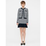 Michael Kors Pletena jopa mornarska / bela | Shoptok.si
