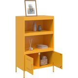  Visoka komoda boja senfa 67 x 39 x 113 cm čelični | Eponuda.ba