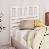vidaXL Uzglavlje za krevet bijelo 81 x 4 x 100 cm od masivne borovine | shoptok.hr