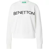 United Colors Of Benetton Majica črna / bela