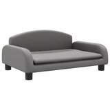 Maison Chic Otroški kavč - Otroški divan - Otroški sedež siv 70x45x30 cm umetno usnje, (21729624) Cene