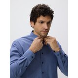 Reserved Pamučna regular fit košulja - mornarsko plava | shoptok.hr