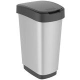 Rotho Kanta za otpatke 50L Twist/ siva/crna Cene