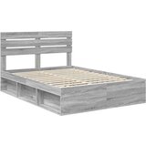  Konstrukcija postelje z vzglavjem Siva Sonoma 150 x 200 cm, (5000103250) | Shoptok.si