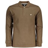 U.S. Grand Polo Club US GRAND POLO MEN'S LONG SLEEVED POLO SHIRT BROWN | shoptok.hr