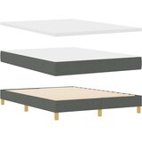  s opruga kutije Tamno siva 140 x 200 cm tkanina | shoptok.hr
