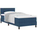  s opruga kutije s uzglavljem Plava 80 x 200 cm tkanina | shoptok.hr
