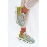 VINCEZA Leather Sports Shoes With Mesh For Women | shoptok.hr