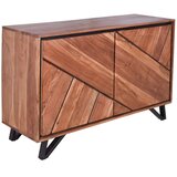 Interia Home & Living Ormarić od masivnog bagrema u prirodnoj boji 120x78x40 cm Ambala – | shoptok.hr