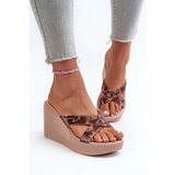 Kesi Women's wedge slippers Ipanema High Fashion Slide Fem Beige cene