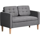  Dvosjed kauč s prostorom za pohranu drvene noge baršunasti izgled 117x62x78 cm sivi Cijene