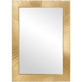  Zrcalo za kupaonicu Zidne s ogledalom Zlatno 50 x 2,5 x 70 cm | shoptok.hr