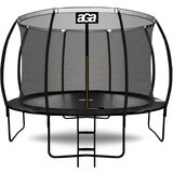  Trampolin 366 cm s unutarnjom sigurnosnom mrežom i stepenicama Aga SPORT EXCLUSIVE MRPU1012BLACK - crni | shoptok.hr