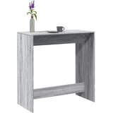 vidaXL Barska miza siva sonoma 102x50x103,5 cm inženirski les | Shoptok.si