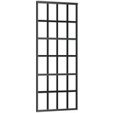 vidaXL Klizna vrata s priborom 76 x 205 cm od ESG stakla i aluminija | shoptok.hr