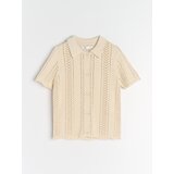 Sinsay Pletiva bluza s ovratnikom | shoptok.hr