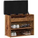 vidaXL Klupa za cipele staro drvo 62x32x50 cm konstruirano drvo | shoptok.hr