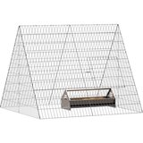  Kavez za piliće Srebrno 110 x 100 x 85 cm Cinkani čelik | shoptok.hr