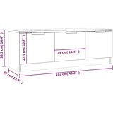 TV ormarić boja betona 102x35x36,5 cm od konstruiranog drva | shoptok.hr