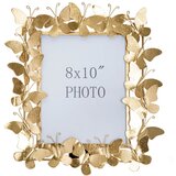 Mauro Ferretti Kovinski stoječ okvir v zlati barvi 35x38 cm Butterfly – | Shoptok.si