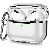 Venisymlis Prozoren etui za AirPods Pro iz TPU z obeskom za ključe, ovitek za Apple, odporen na udarce, (22102161) | Shoptok.si