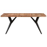 Maison Chic Jedilna miza - Kuhinjska miza - Jedilni stol 160x80x76 cm trden akacijev les, (21715077) Cene
