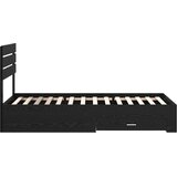  Krevetna konstrukcija Crni hrast 90 x 200 cm Konstruirano drvo | shoptok.hr