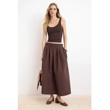 TRENDYOLMILLA Ženska suknja TWOSS25ET00017, Braon | Eponuda.com