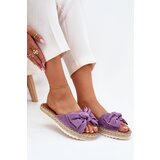 Boto Womens Platform Sandals With Weaving And Bow Purple Alpireda | Shoptok.si