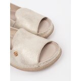 GOODIN Gold sandals with leather insole | Shoptok.si