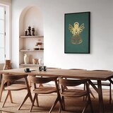  Slika - Angelic Christmas (1 Part) Vertical 60x90 U crnom drvenom okviru | shoptok.hr