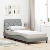  Okvir kreveta s LED-om bez madraca 90x190 cm od tkanine | Eponuda.com