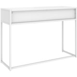  Konzolni stol bijeli 106 x 35 x 75 cm čelični | shoptok.hr
