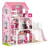 ECO TOYS Drvena Kućica Za Lutke Sa Liftom Xxl | ePonuda.com