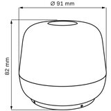  LED prigušiva stona lampa SAMBA LED/1,2W/5V USB 1200 mAh IP44 zelena | Eponuda.com