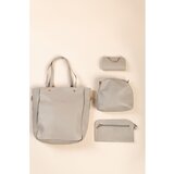 Fenzy 4-Dijelni Set Torbica I Novčanik, Sivi | shoptok.hr