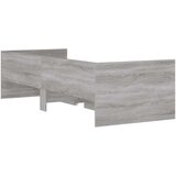 vidaXL Posteljni okvir s predali siva sonoma 90x200 cm | Shoptok.si
