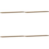 Police za knjige 4 kom boja hrasta artisan 60x10x1,5 cm drvene | Shoptok.si