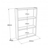 Hanah home Zidna polica, Bijela boja, PR1 - W | shoptok.hr