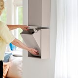 ReCollector Svijetlo siva kanta za smeće za odvojeni otpad/zidna od reciklirane plastike Recycling Box – | shoptok.hr