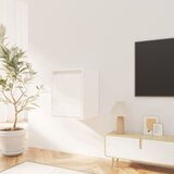 Furnova Stenska omarica bela 30x30x40 cm trdna borovina, (21949964) u