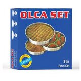 Olca set tepsija okrugla 3/1 inox Cene