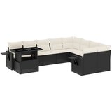  The Living Store Vrtna sedežna garnitura 10-delna z blazinami črn poli ratan - Vrtna Sedežna Garniture, (21460158) | Shoptok.si