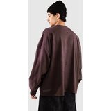 Ninth Hall Fundamental Aged Washed Majica z dolgimi rokavi dark brown | Shoptok.si