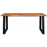  Blagovaonski stol sa živim rubom 180x90x75 cm od drva bagrema | shoptok.hr