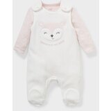 CA pidžama za bebe, Set od 2, Dug rukav i bez rukava, Belo-Roze CA pidžama za bebe, Set od 2, Dug rukav i bez rukava, Belo-Roze Slike