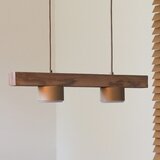 Duolla - Visilica na sajli IRONLINE 2xGX53/3W/230V borovina hrast/bež | Eponuda.com