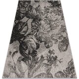 RugsX Preproge Preproga v videzu sisala FLOORLUX 20491 CVETJE 200x290 cm Siva | Shoptok.si