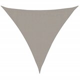  Jedro za zaštitu od sunca 160 g/m² Trokutasto svijetlosivo 3,6x3,6x3,6 m HDPE | shoptok.hr